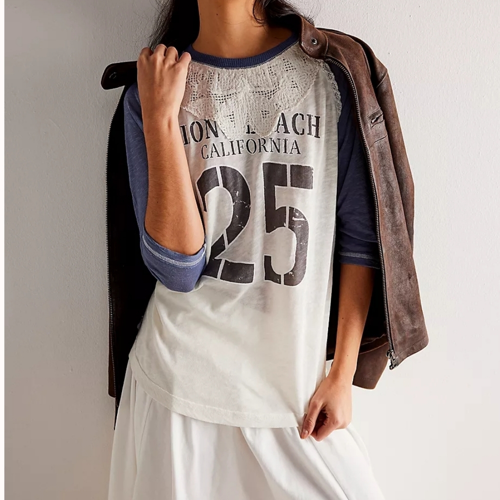 Free People We The Free Champ Tee $98 MSRP